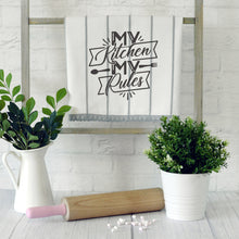 My Kitchen, My Rules Personalised Tea Towels for Mother's Day